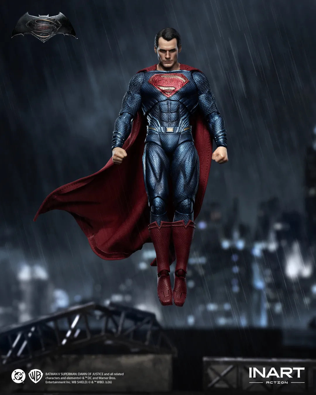 INART - DC COMICS BVS DAWN JUSTICE SUPERMAN 1/12 ACTION FIGURE 16.3 cm