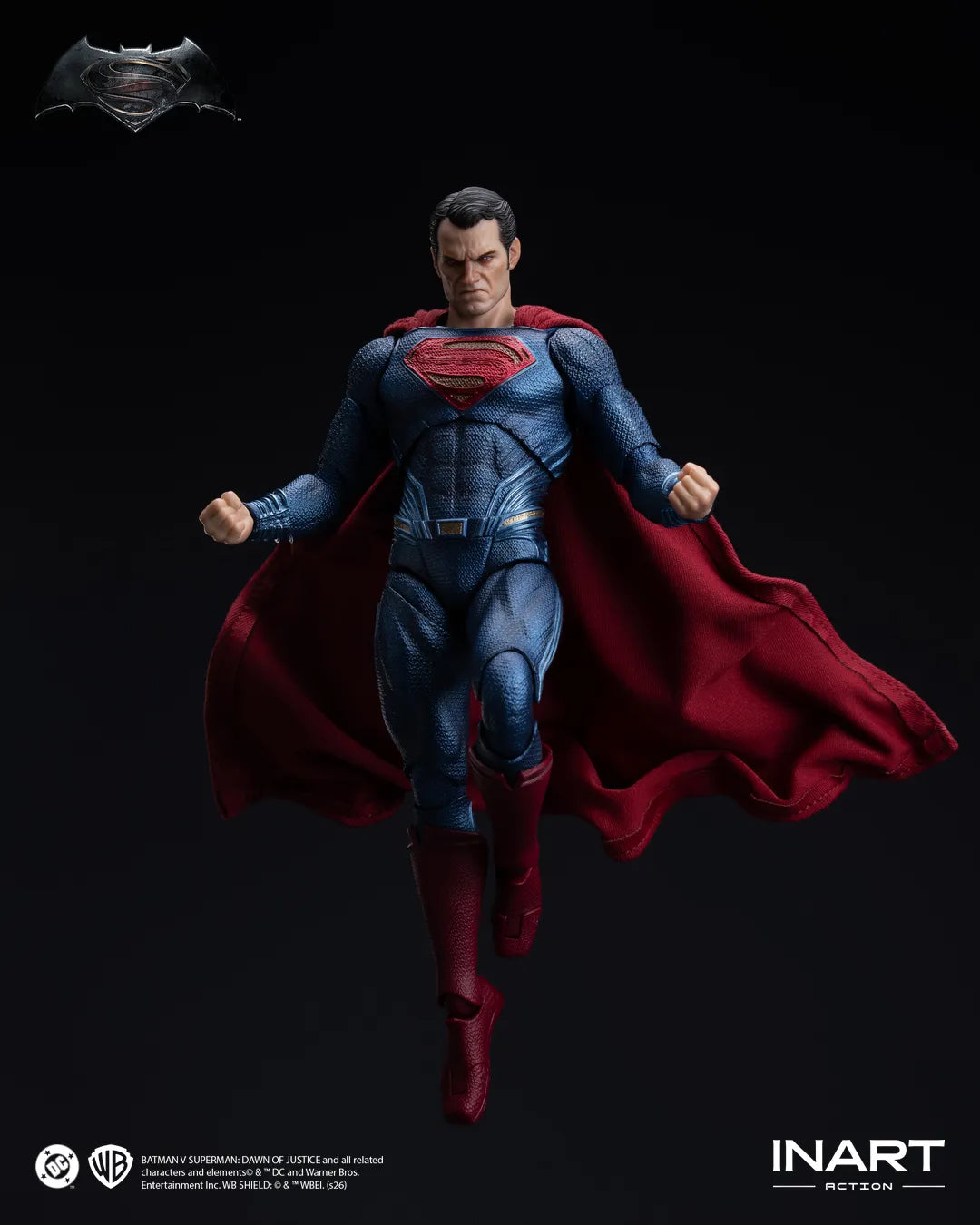 INART - DC COMICS BVS DAWN JUSTICE SUPERMAN 1/12 ACTION FIGURE 16.3 cm