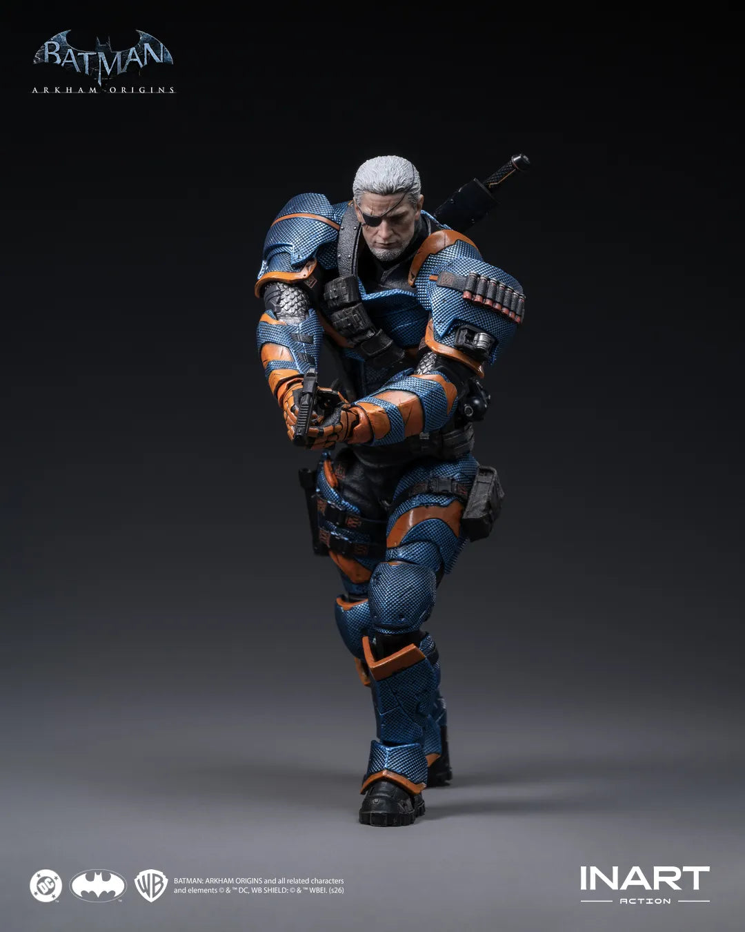 INART - DC COMICS BATMAN ARKHAM ORIGINS DEATHSTROKE 1/12 ACTION FIGURE 18 cm
