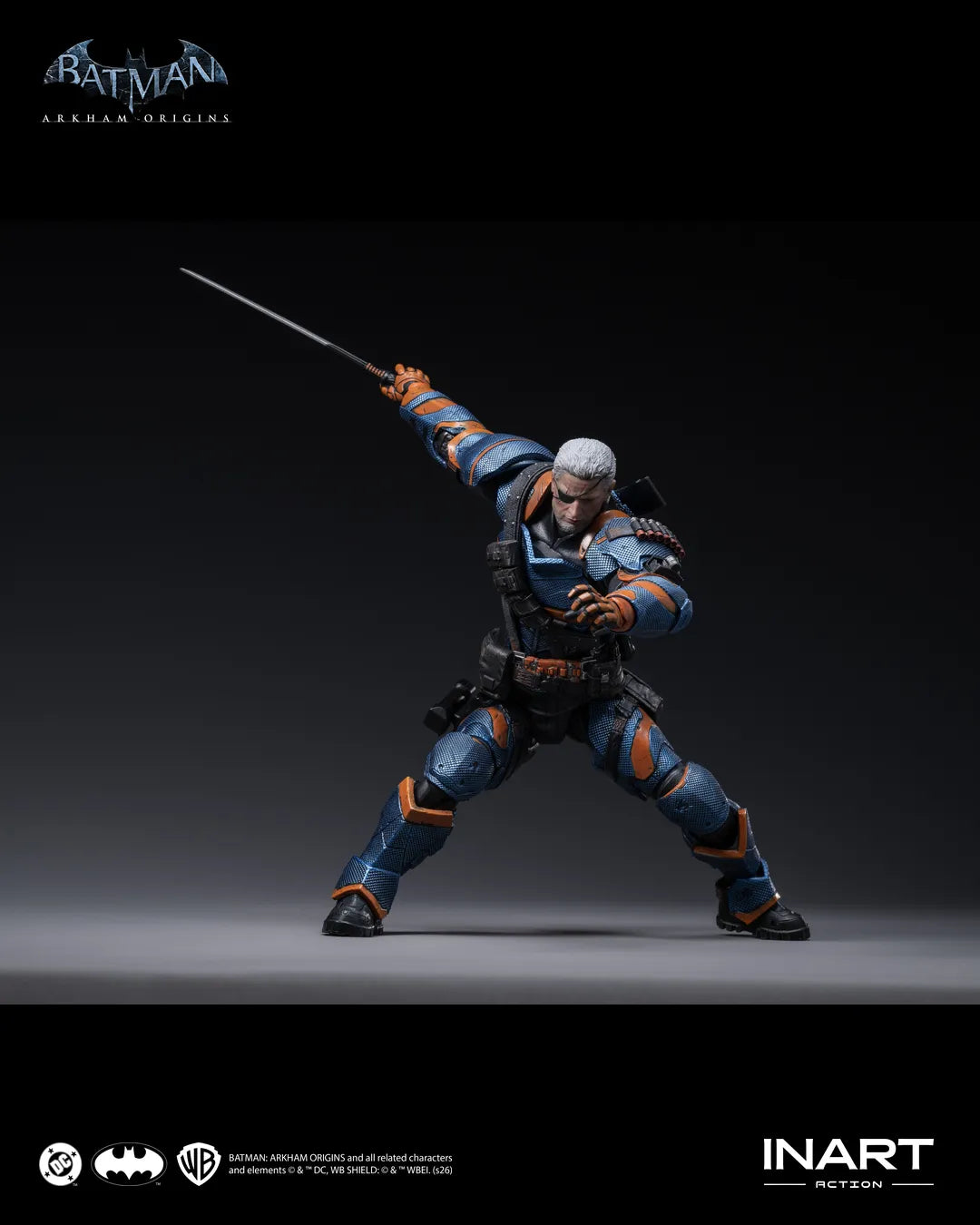 INART - DC COMICS BATMAN ARKHAM ORIGINS DEATHSTROKE 1/12 ACTION FIGURE 18 cm