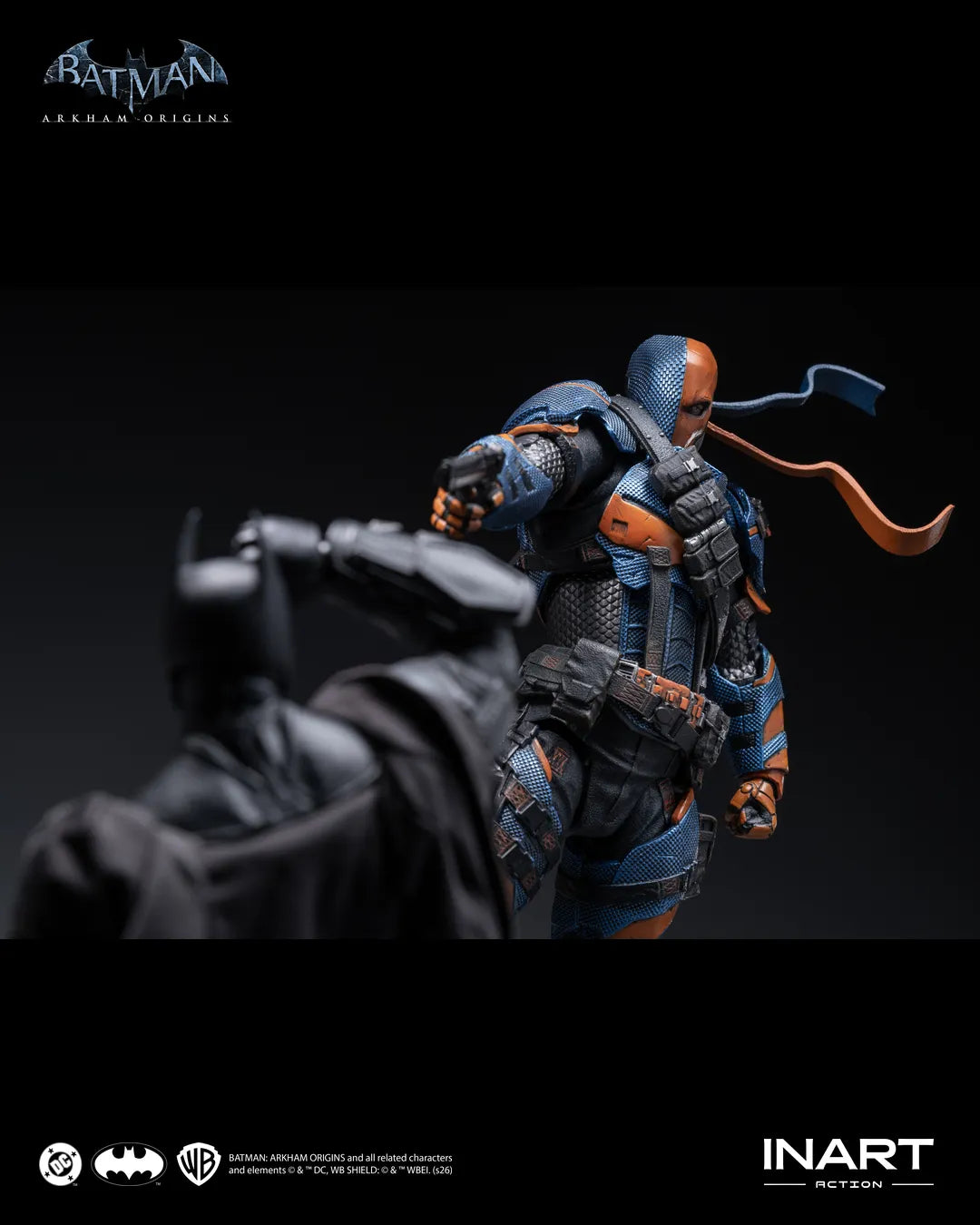 INART - DC COMICS BATMAN ARKHAM ORIGINS DEATHSTROKE 1/12 ACTION FIGURE 18 cm