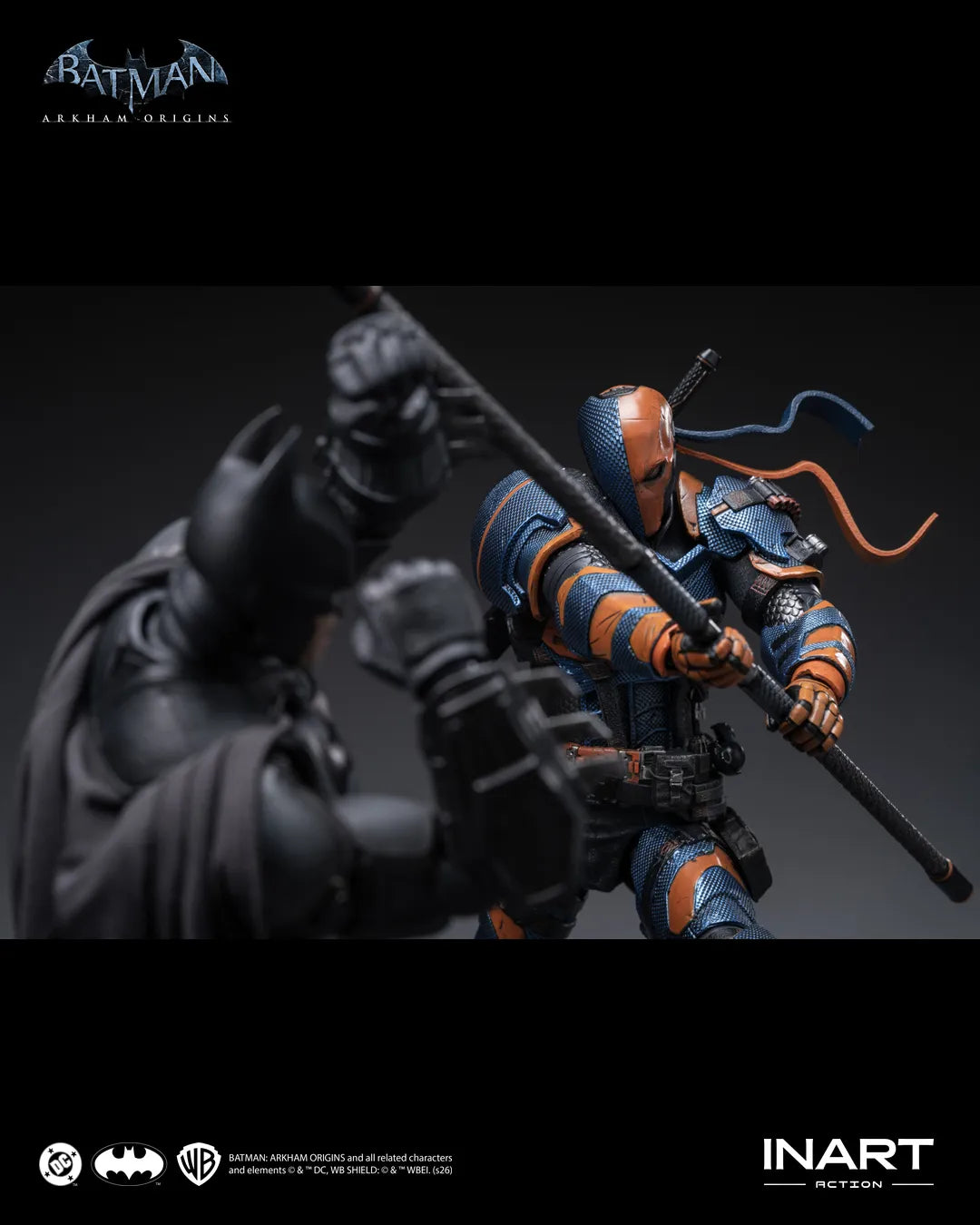 INART - DC COMICS BATMAN ARKHAM ORIGINS DEATHSTROKE 1/12 ACTION FIGURE 18 cm