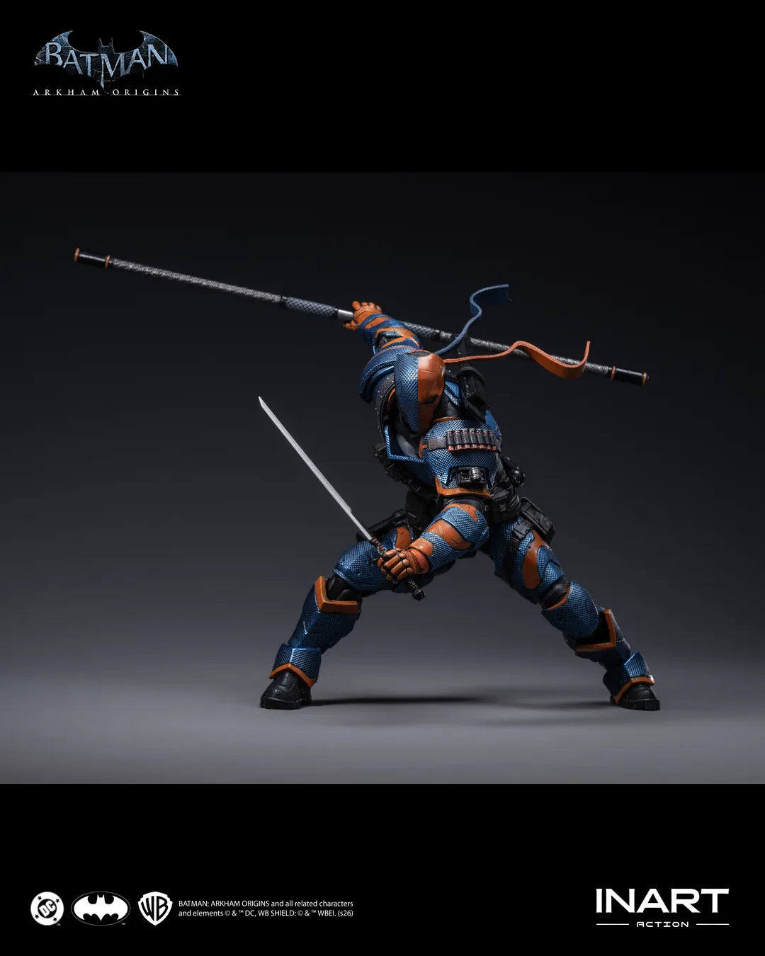 INART - DC COMICS BATMAN ARKHAM ORIGINS DEATHSTROKE 1/12 ACTION FIGURE 18 cm