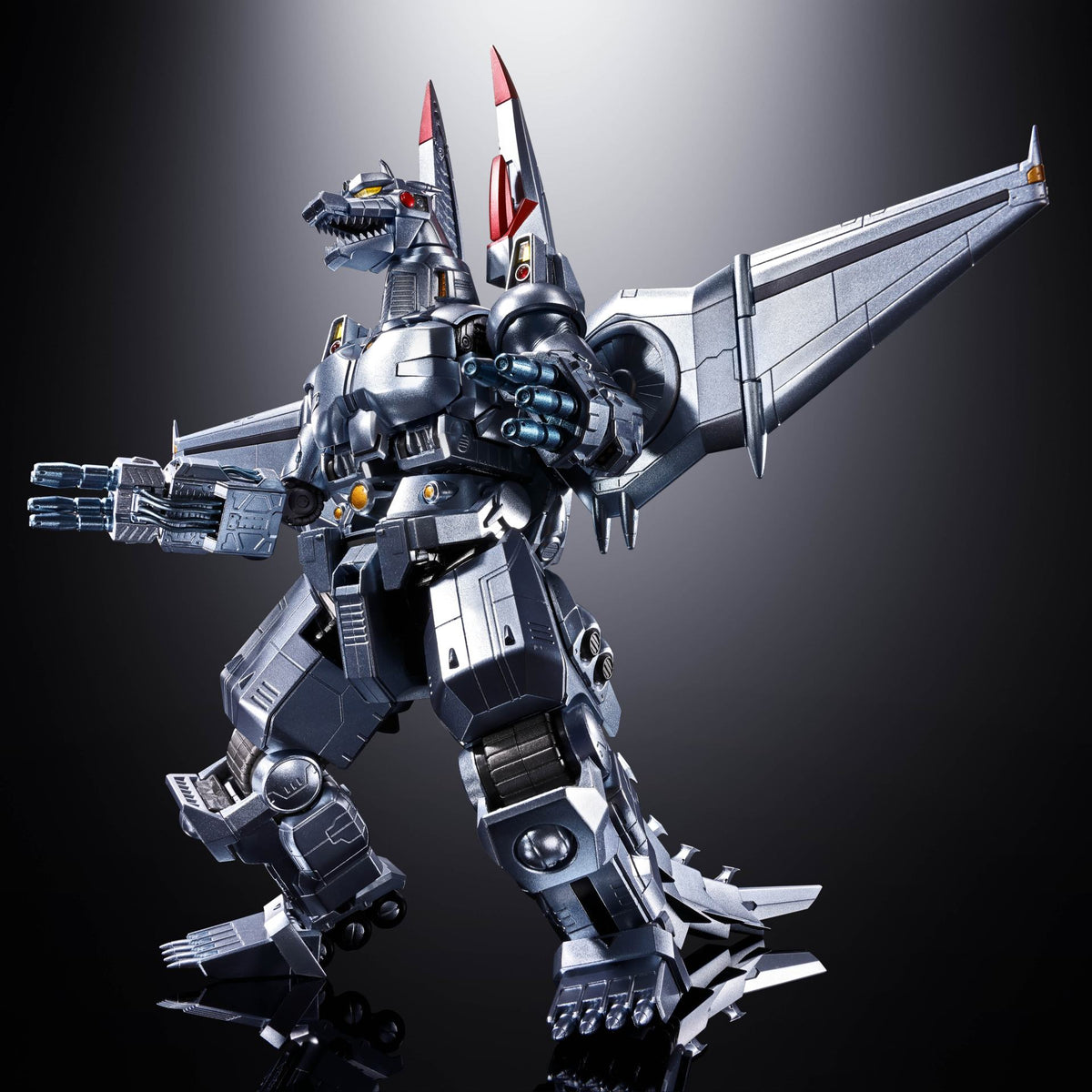 BANDAI - GODZILLA MECHAGODZILLA (OHRAI NORIYOSHI POSTER VER.) CHOGOKIN ACTION FIGURE 17 cm