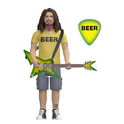 SUPER 7 DIMEBAG DARRELL BEER SHIRT RE ACTION FIGURE 10 cm
