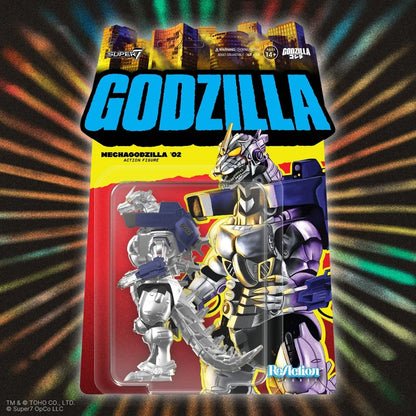 SUPER 7 - GODZILLA TOHO REACTION W10 MECHAGODZILLA 2002 ACTION FIGURE 10 cm