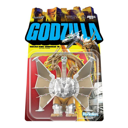 SUPER 7 - GODZILLA TOHO REACTION W11 MECHA-KING GHIDORAH ACTION FIGURE 10 cm