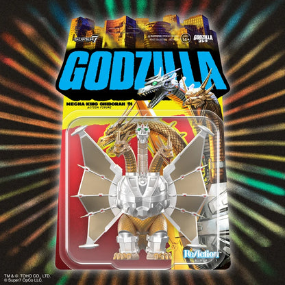 SUPER 7 - GODZILLA TOHO REACTION W11 MECHA-KING GHIDORAH ACTION FIGURE 10 cm