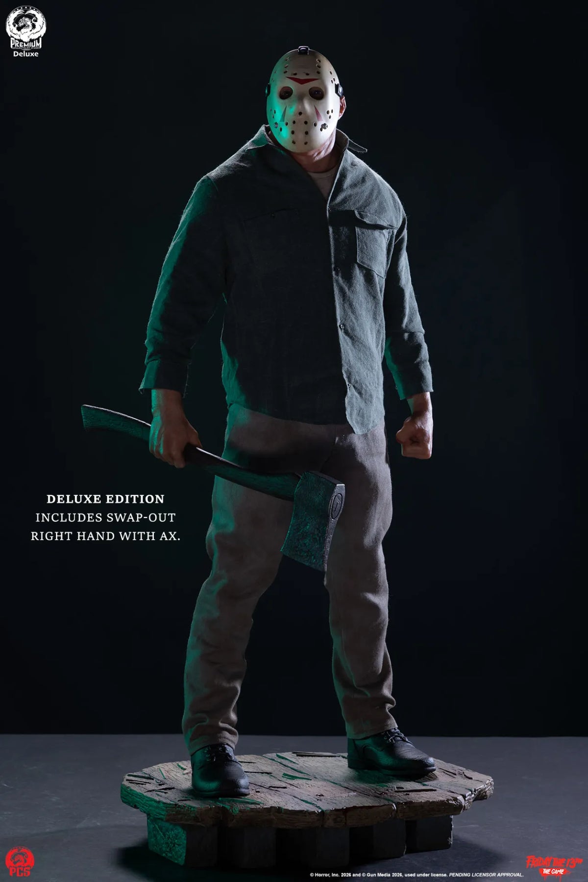 PCS FRIDAY 13TH GAME JASON PART 3 1:3 SCALE DELUXE STATUA 72.5 cm