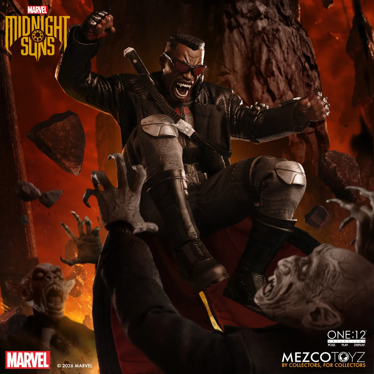 MEZCO TOYS ONE 12 COLLECTIVE BLADE ACTION FIGURE 16 cm