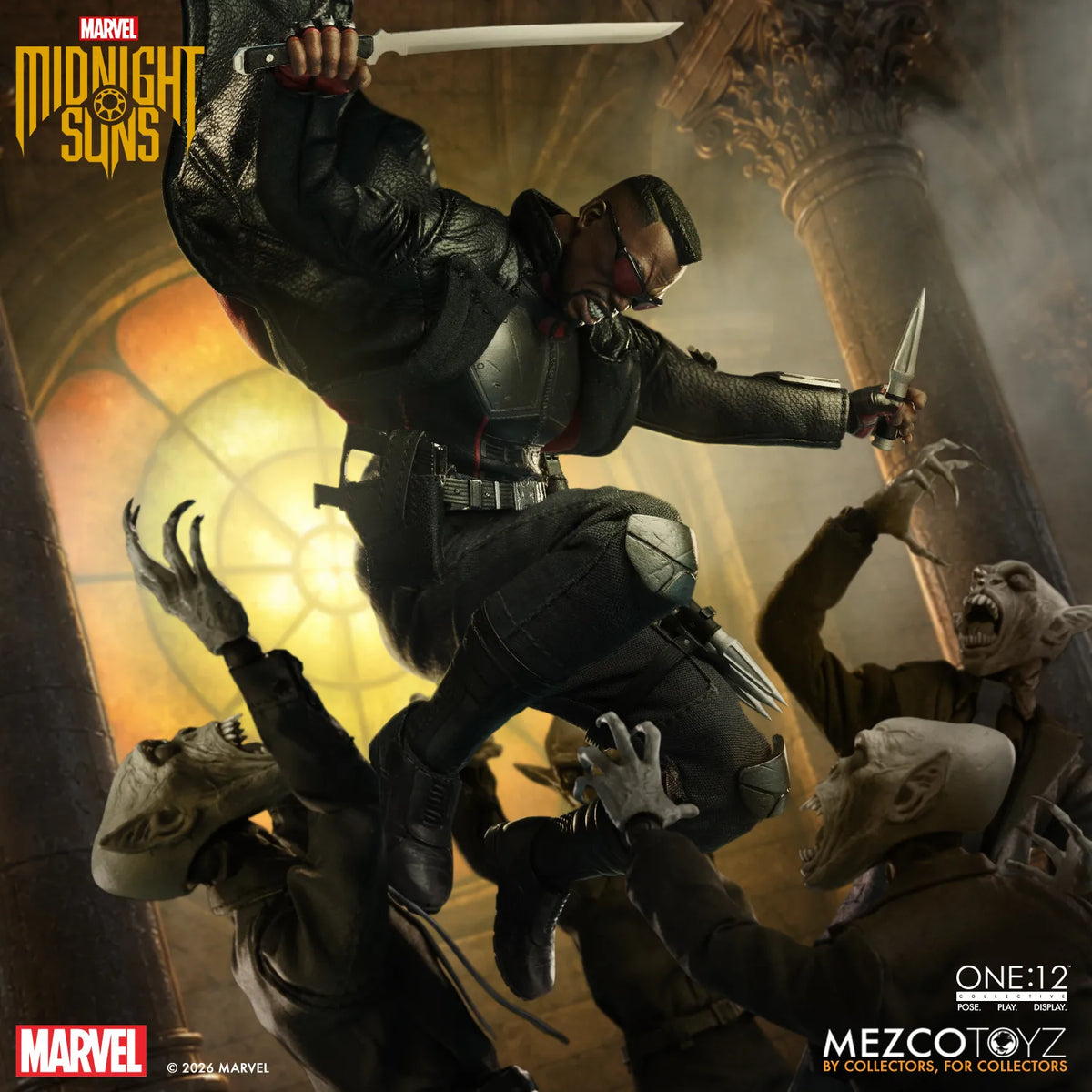 MEZCO TOYS ONE 12 COLLECTIVE BLADE ACTION FIGURE 16 cm