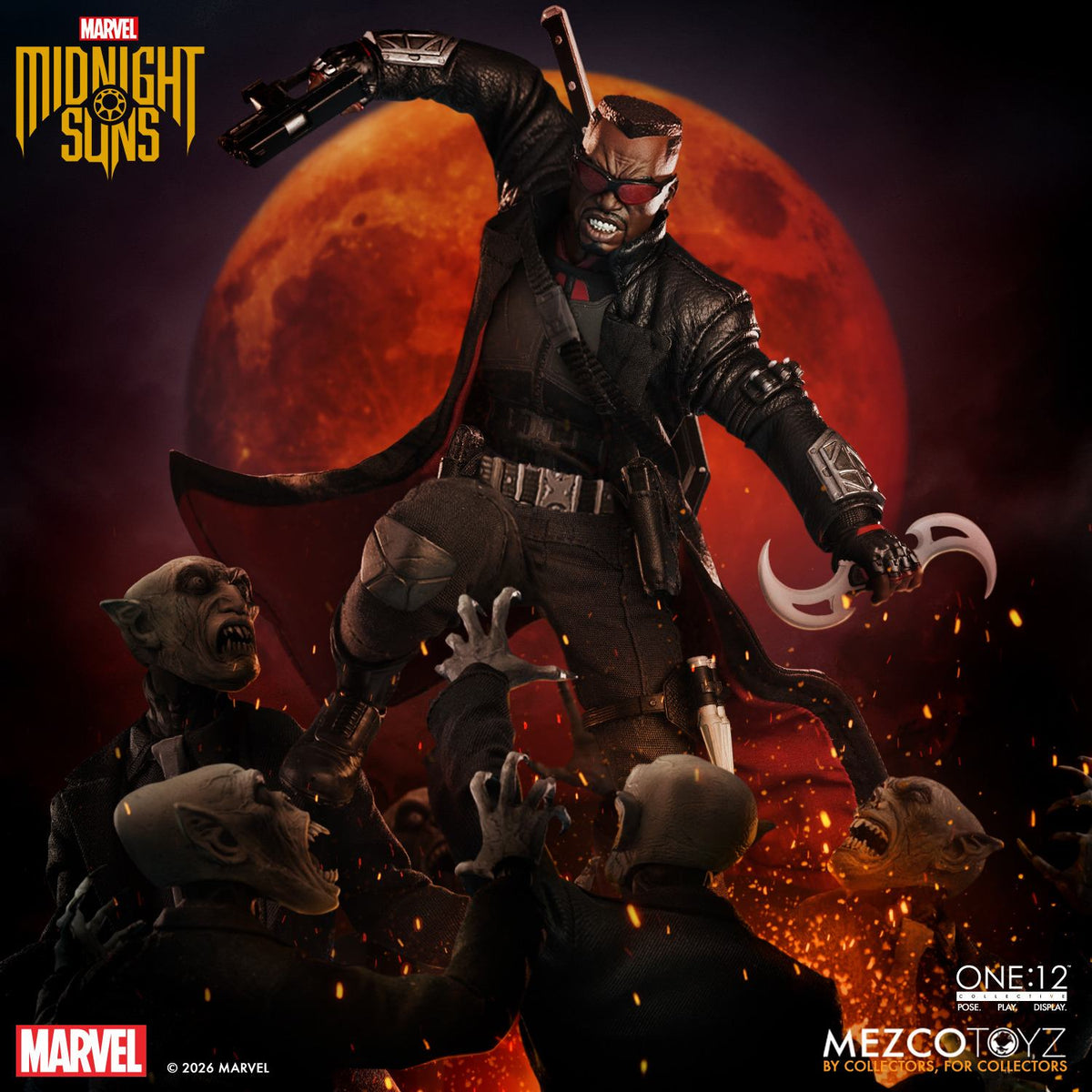MEZCO TOYS ONE 12 COLLECTIVE BLADE ACTION FIGURE 16 cm