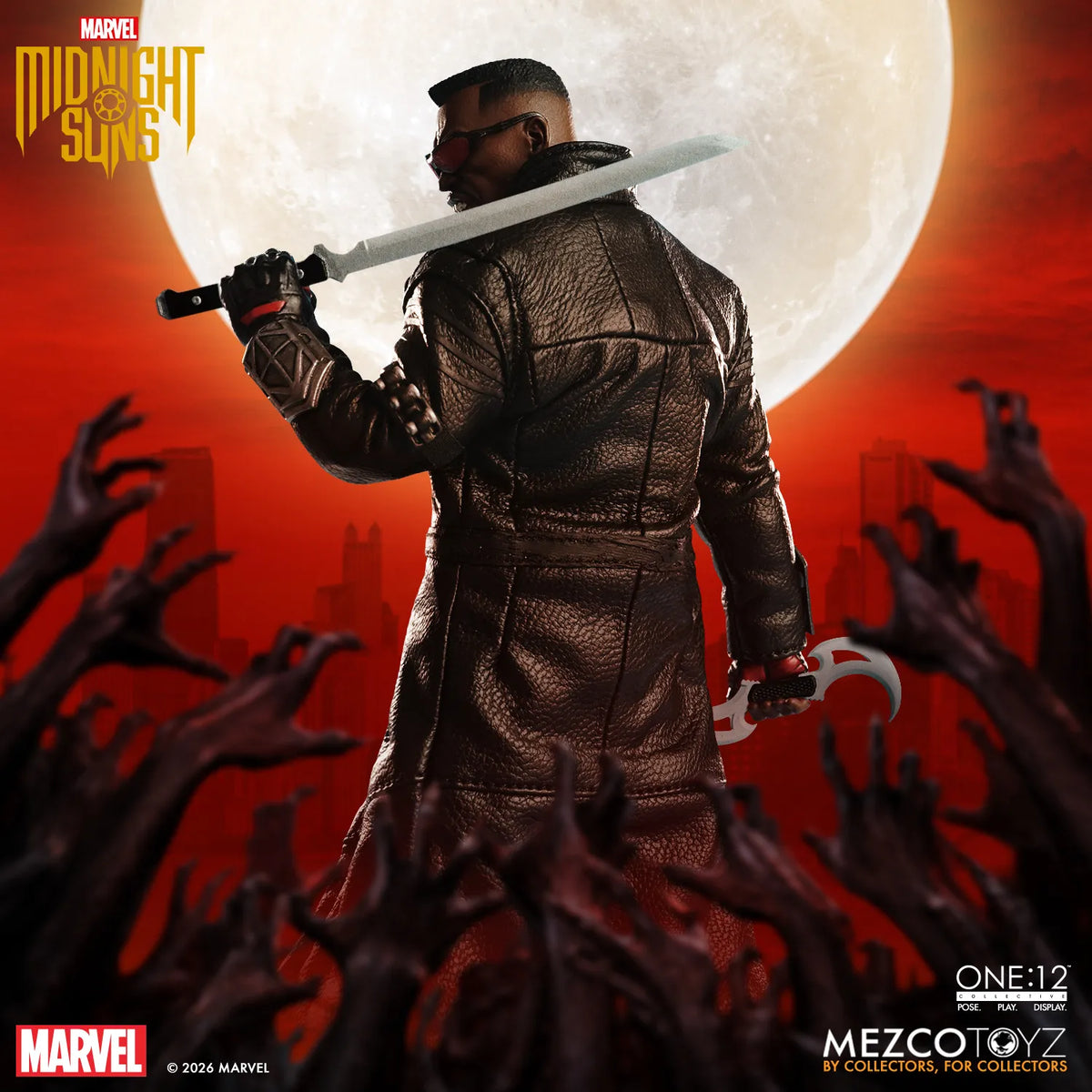 MEZCO TOYS ONE 12 COLLECTIVE BLADE ACTION FIGURE 16 cm
