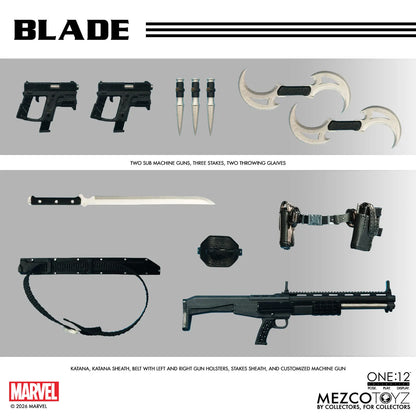 MEZCO TOYS ONE 12 COLLECTIVE BLADE ACTION FIGURE 16 cm