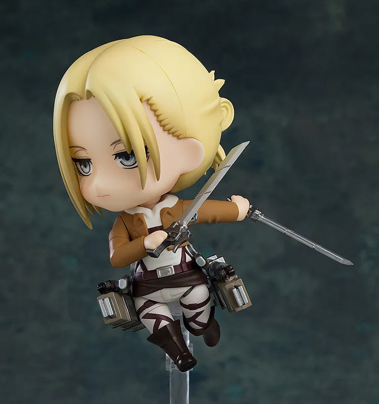 GOOD SMILE COMPANY ANNIE - ATTACK ON TITAN NENDOROID LEONHEART RERUN MINI FIGURA 10 cm