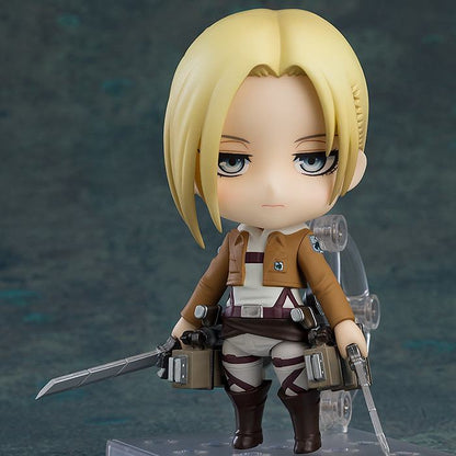 GOOD SMILE COMPANY ANNIE - ATTACK ON TITAN NENDOROID LEONHEART RERUN MINI FIGURA 10 cm