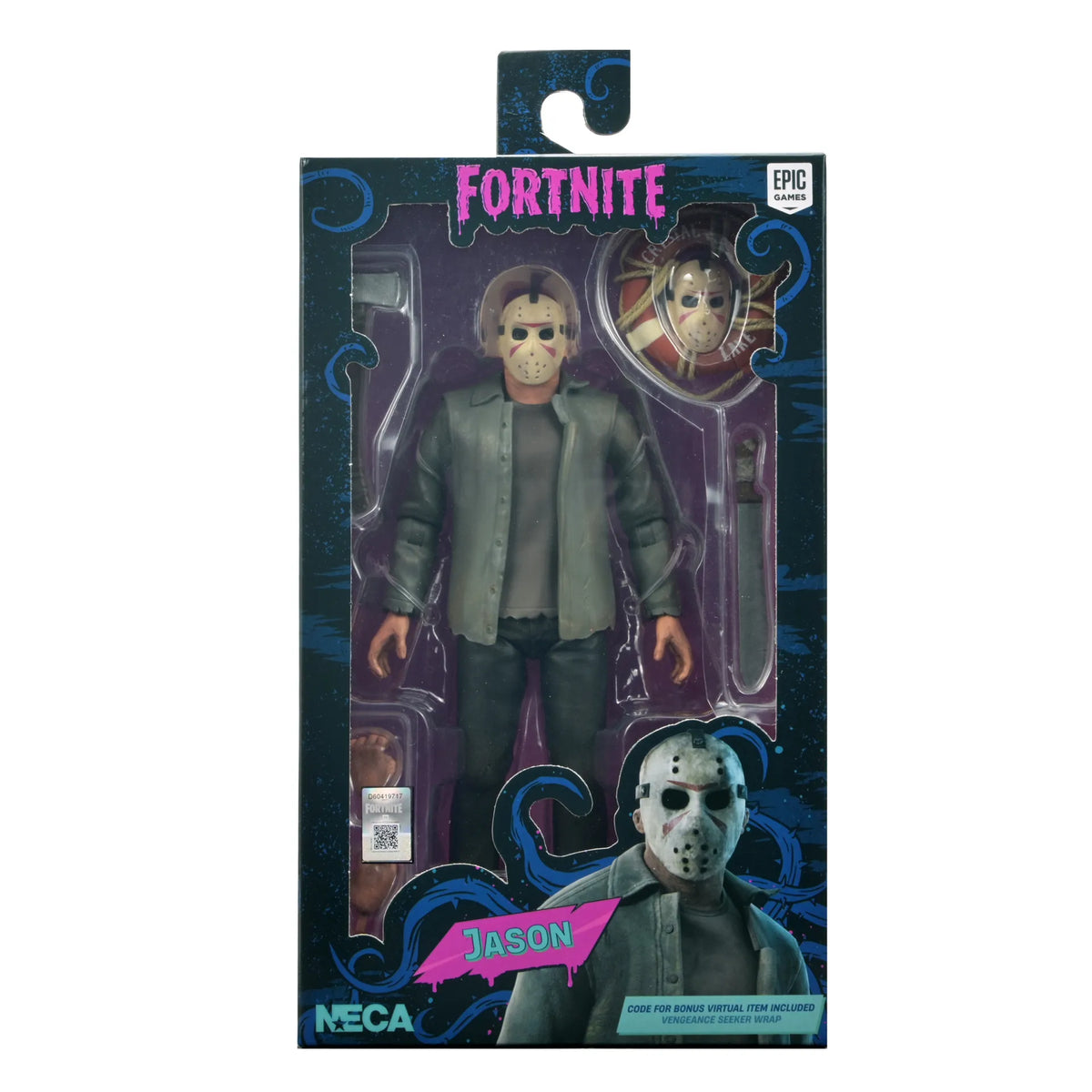 NECA FORTNITE X JASON UNIVERSE JASON VOORHEES ACTION FIGURE 17 cm