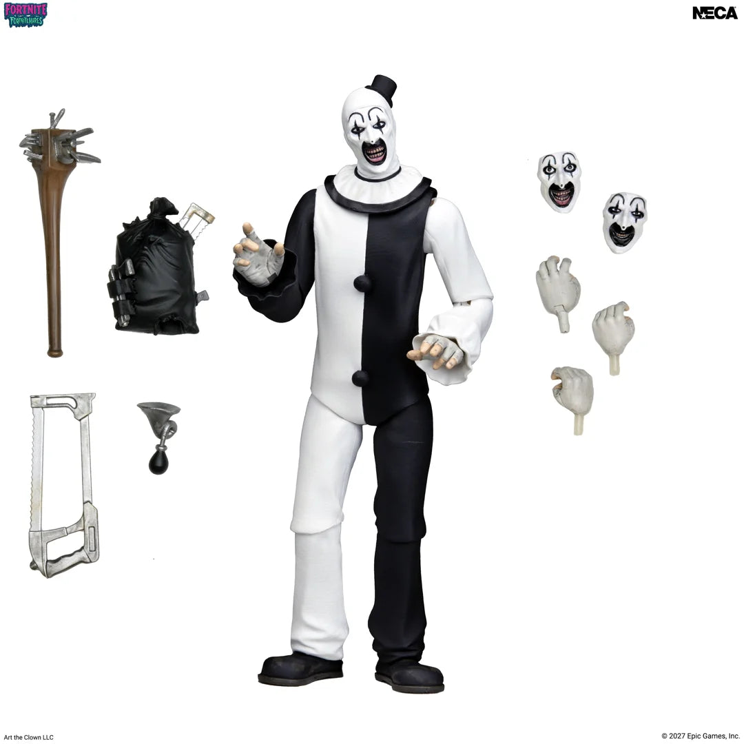 NECA - TERRIFIER FORTNITE X TERRIFIER ART CLOWN ACTION FIGURE 17 cm
