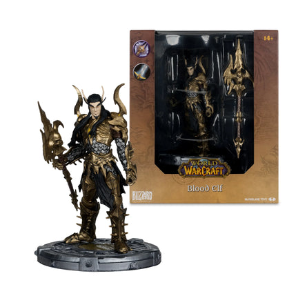 MCFARLANE TOYS 25 WORLD WARCRAFT 6INCH POSED WV1 BLOOD ELF FIGURA 15 cm