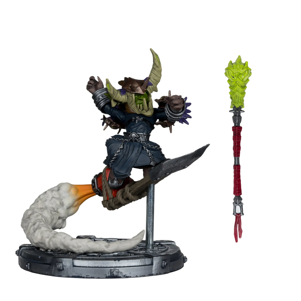 MCFARLANE TOYS 25 WORLD WARCRAFT 6INCH POSED WV1 GOBLIN FIGURA 15 cm