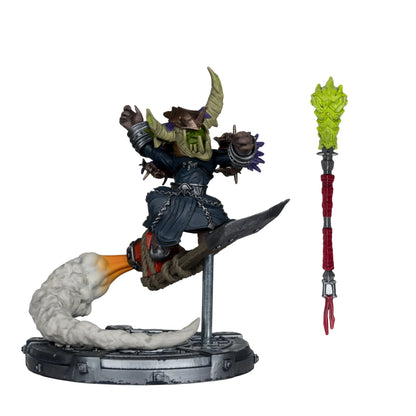 MCFARLANE TOYS 25 WORLD WARCRAFT 6INCH POSED WV1 GOBLIN FIGURA 15 cm