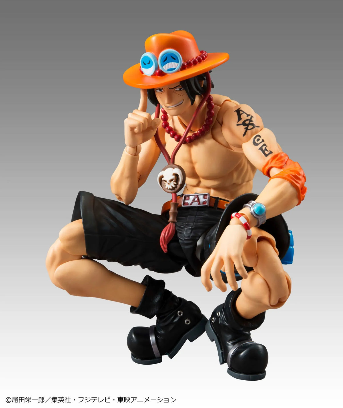 MEGAHOUSE ACE - ONE PIECE PORTGAS D. VARIABLE ACTION HEROES (REPEAT) ACTION FIGURE 18 cm