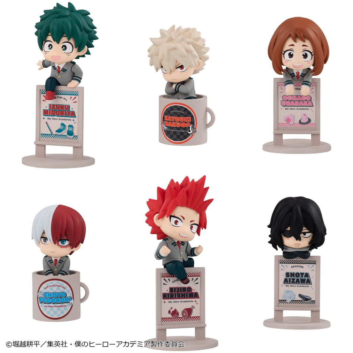 MEGAHOUSE - MY HERO ACADEMIA LITTLE BREAK TEA TIME OCHATOMO DISPLAY (6) MINI FIGURA 4 cm