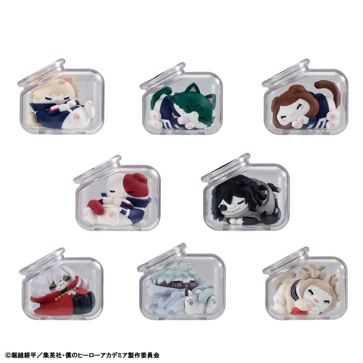 MEGAHOUSE - MY HERO ACADEMIA MEGA CAT PROJECT GOOD NIGHT HEROACA CATS DISPLAY (8) MINI FIGURA 6 cm