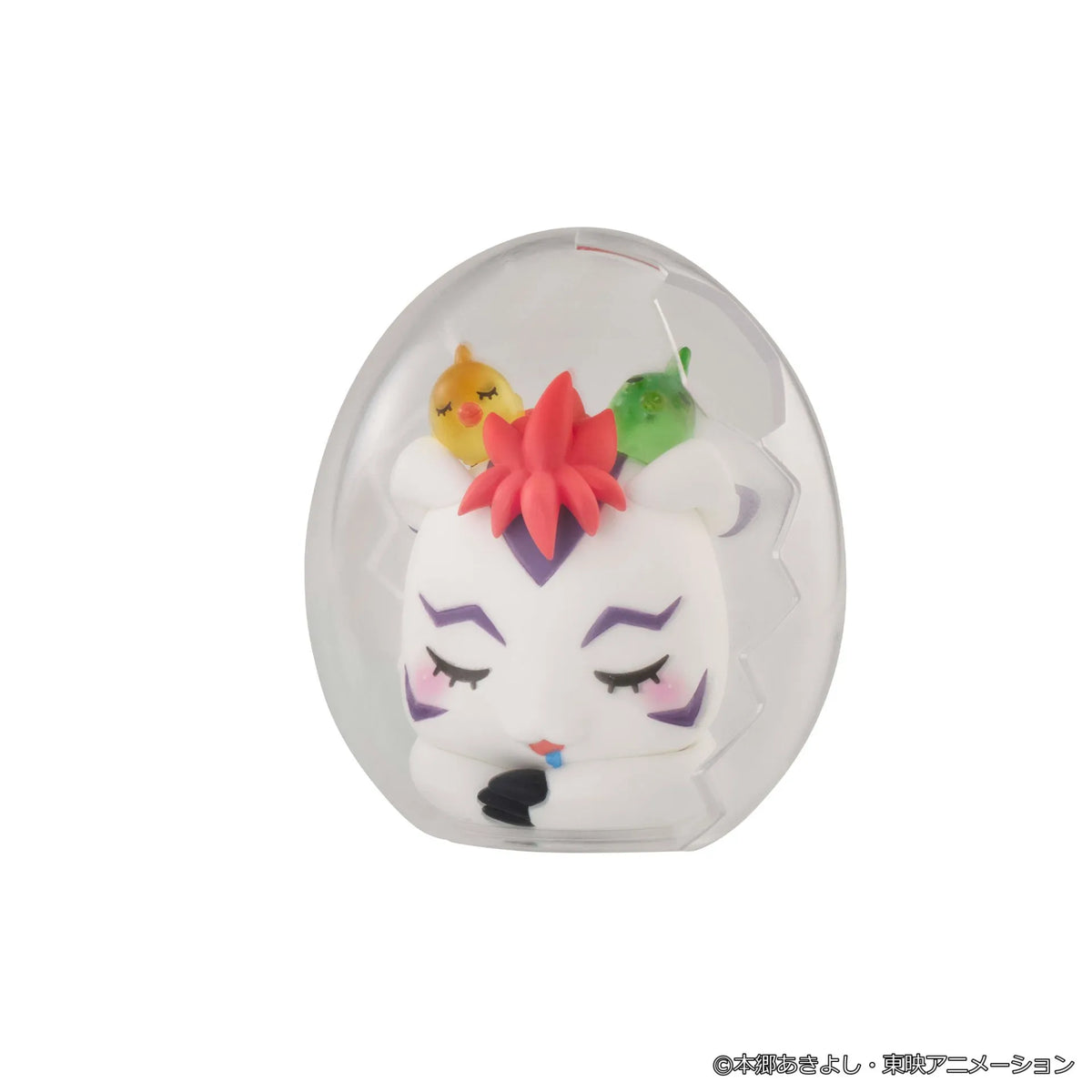 MEGAHOUSE - DIGIMON MEGA EGG DIGIMON ADVENTURE GOOD NIGHT DIGICOLLE MEGA EGG DISPLAY (8) MINI FIGURA 7.5 cm