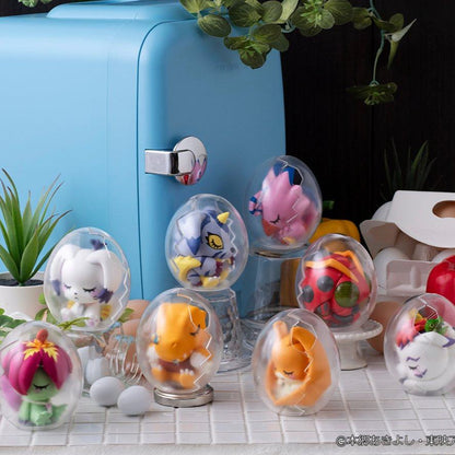 MEGAHOUSE - DIGIMON MEGA EGG DIGIMON ADVENTURE GOOD NIGHT DIGICOLLE MEGA EGG DISPLAY (8) MINI FIGURA 7.5 cm