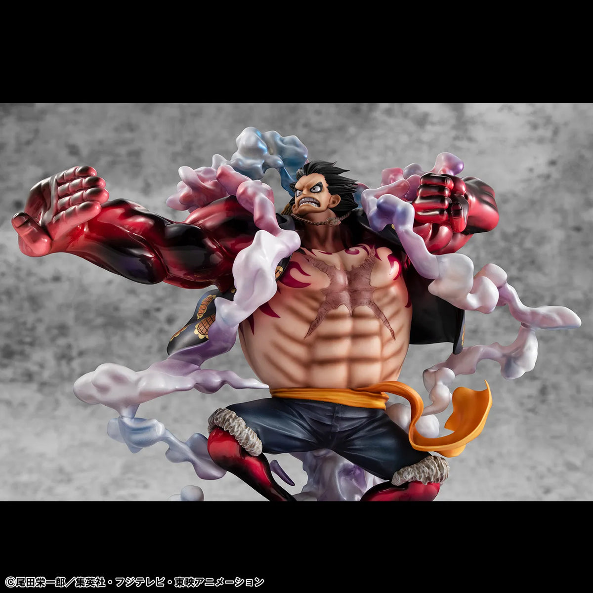 MEGAHOUSE LUFFY - ONE PIECE P.O.P SA-MAXIMUM MONKEY D. GEAR 4 BOUNDMAN 10TH LIMITED VER. STATUA 30 cm