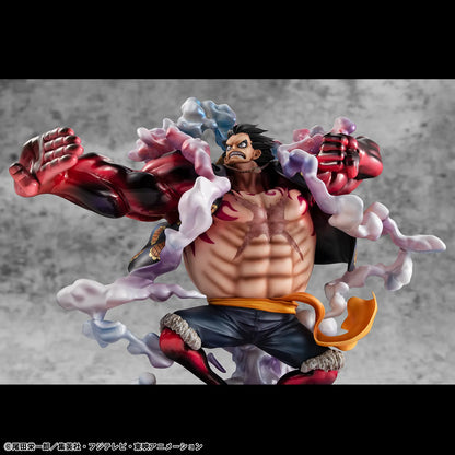 MEGAHOUSE LUFFY - ONE PIECE P.O.P SA-MAXIMUM MONKEY D. GEAR 4 BOUNDMAN 10TH LIMITED VER. STATUA 30 cm