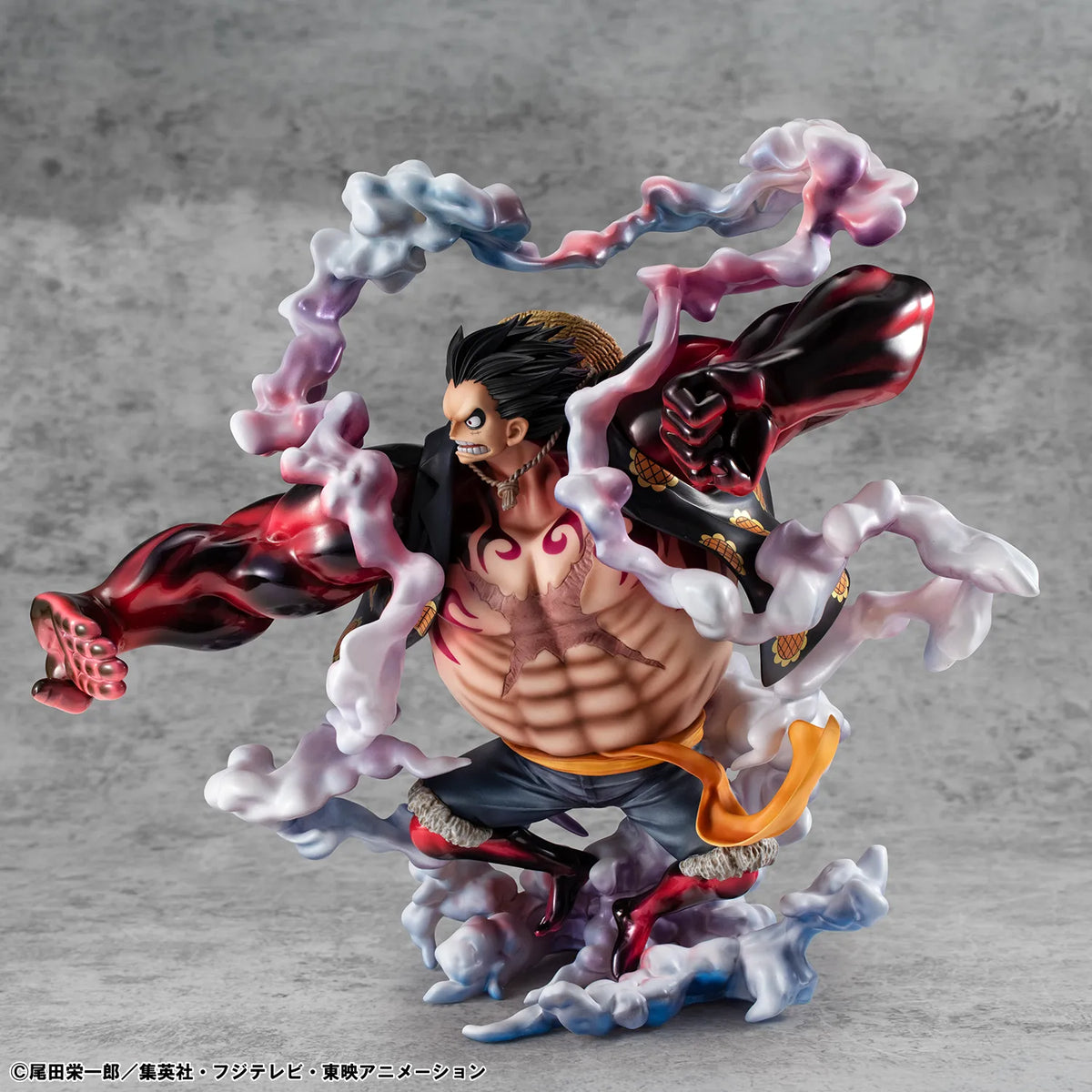 MEGAHOUSE LUFFY - ONE PIECE P.O.P SA-MAXIMUM MONKEY D. GEAR 4 BOUNDMAN 10TH LIMITED VER. STATUA 30 cm