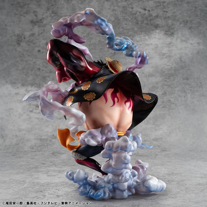 MEGAHOUSE LUFFY - ONE PIECE P.O.P SA-MAXIMUM MONKEY D. GEAR 4 BOUNDMAN 10TH LIMITED VER. STATUA 30 cm