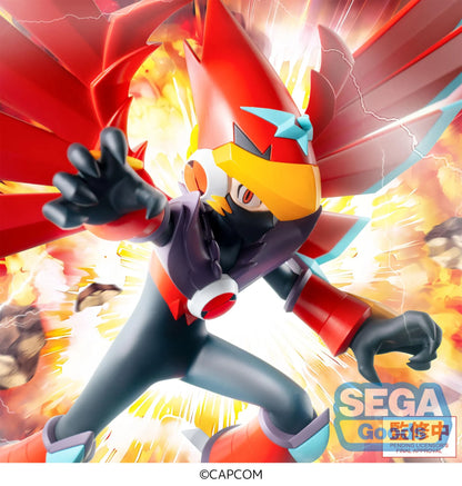 SEGA - MEGA MAN LUMINASTA MEGA MAN BATTLE NETWORK MEGA MAN FALZAR BEAST FIGURA 19 cm