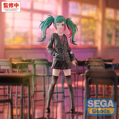 SEGA - HATSUNE MIKU XSTELLAR HATSUNE MIKU COLORFUL STAGE SCHOOL SEKAI HATSUNE BRAND NEW WORLD FIGURA 19 cm
