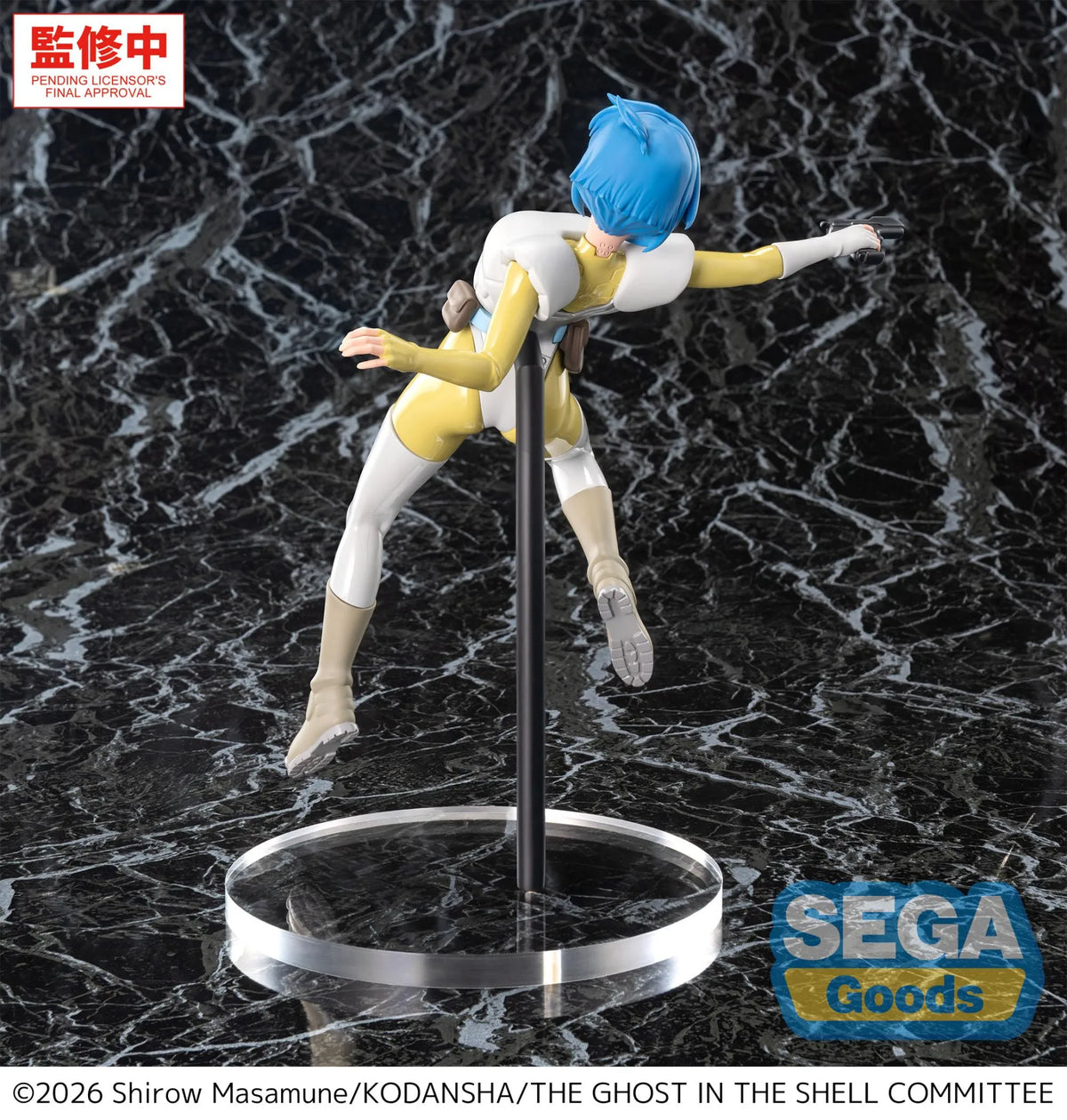 SEGA - GHOST IN THE SHELL LUMINASTA GHOST SHELL MOTOKO KUSANAGI FIGURA 20 cm