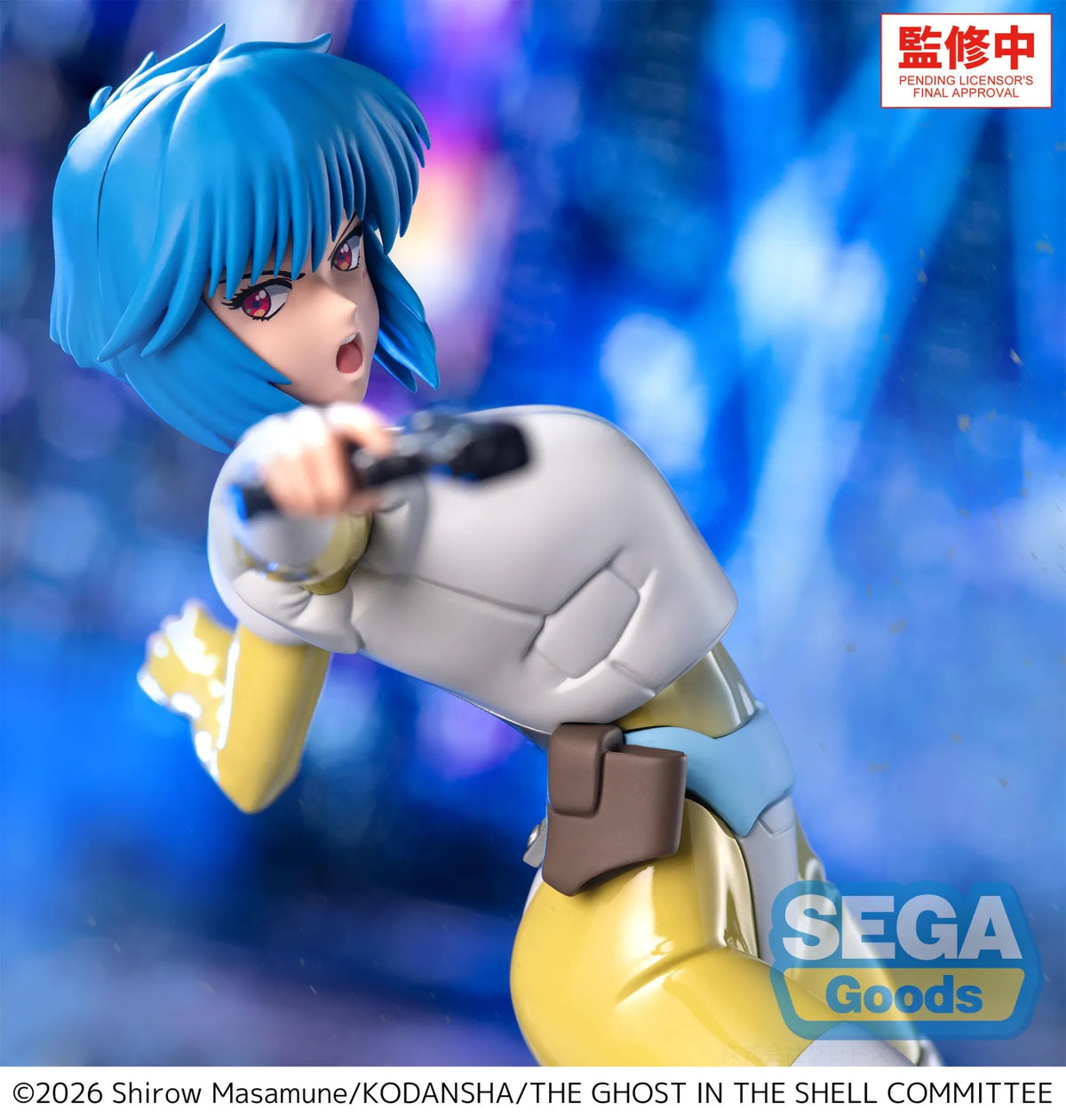 SEGA - GHOST IN THE SHELL LUMINASTA GHOST SHELL MOTOKO KUSANAGI FIGURA 20 cm