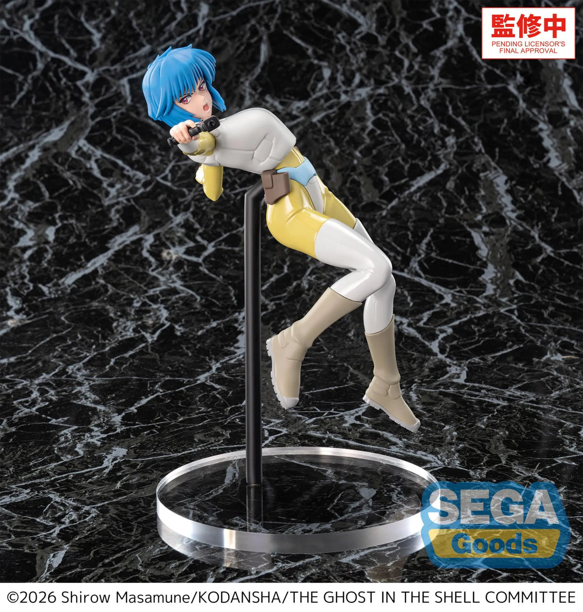 SEGA - GHOST IN THE SHELL LUMINASTA GHOST SHELL MOTOKO KUSANAGI FIGURA 20 cm