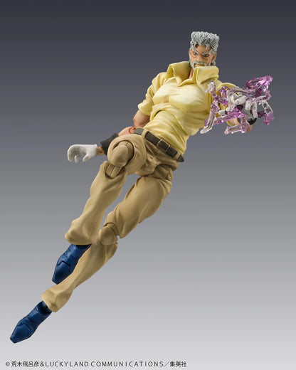 MEDICOS - JOJO'S BIZARRE ADVENTURE JOJO BIZARRE ADVENTURE 3 JOSEPH JOESTAR & IGGY CHOZOKADO RERUN ACTION FIGURE 15 cm
