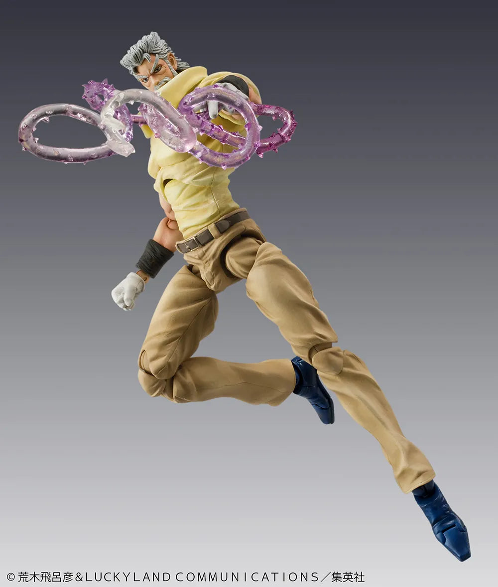 MEDICOS - JOJO'S BIZARRE ADVENTURE JOJO BIZARRE ADVENTURE 3 JOSEPH JOESTAR & IGGY CHOZOKADO RERUN ACTION FIGURE 15 cm