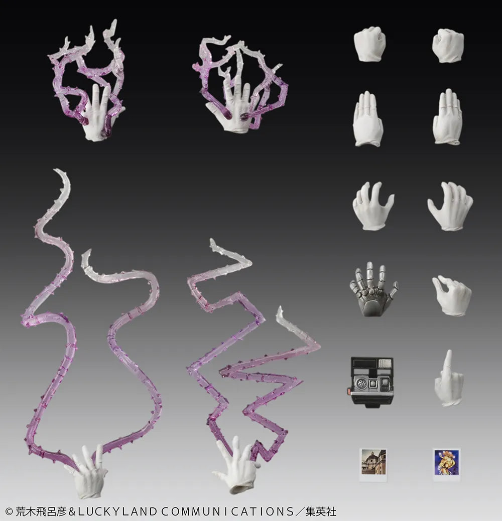 MEDICOS - JOJO'S BIZARRE ADVENTURE JOJO BIZARRE ADVENTURE 3 JOSEPH JOESTAR & IGGY CHOZOKADO RERUN ACTION FIGURE 15 cm