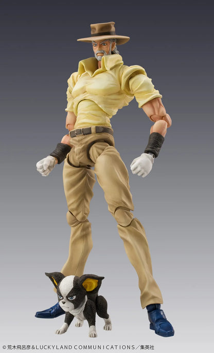 MEDICOS - JOJO'S BIZARRE ADVENTURE JOJO BIZARRE ADVENTURE 3 JOSEPH JOESTAR & IGGY CHOZOKADO RERUN ACTION FIGURE 15 cm