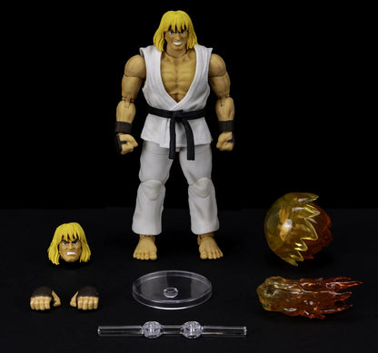 JADA TOYS KEN - STREET FIGHTER 2 PLAYER 2 WHITE VERSION 1/12 ACTION FIGURE 15cm