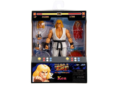 JADA TOYS KEN - STREET FIGHTER 2 PLAYER 2 WHITE VERSION 1/12 ACTION FIGURE 15cm