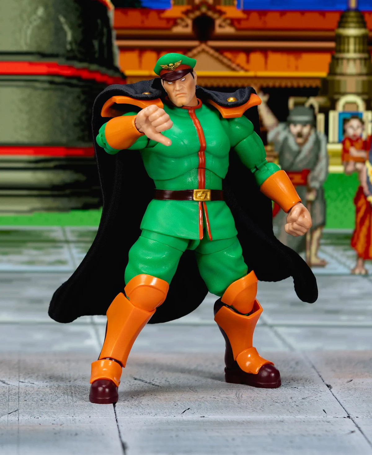 JADA TOYS BISON - STREET FIGHTER 2 MR. VARIANT DELUXE 1/12 ACTION FIGURE 15 cm
