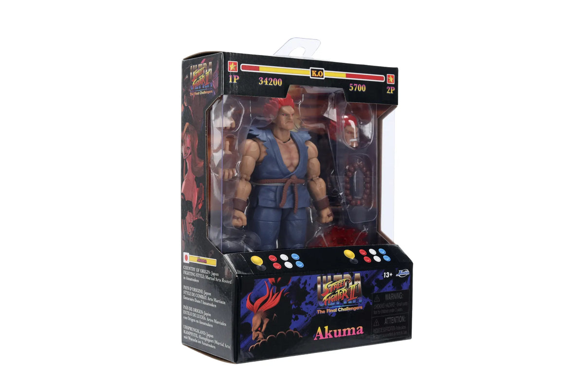 JADA TOYS AKUMA - STREET FIGHTER 2 1/12 ACTION FIGURE 15 cm