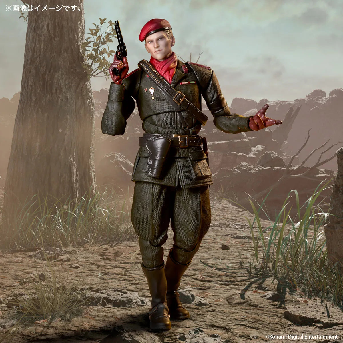 KAIYODO - METAL GEAR SOLID REVOLTECH .Y. METAL GEAR SOLID DELTA SNAKE EATER OCELOT ACTION FIGURE 16.5 cm
