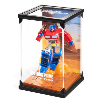 NOBLE COLLECTIONS OPTIMUS & PRIME - TRANSFORMERS DIORAMA 17 cm