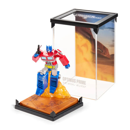 NOBLE COLLECTIONS OPTIMUS & PRIME - TRANSFORMERS DIORAMA 17 cm
